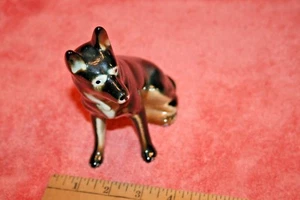 Vintage Japan Ceramic German Shepherd Dog Statue 5.5" - Picture 1 of 7