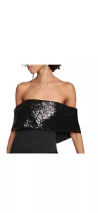 STAUD Giselle Pailletten Off-Shoulder Top Gr. 4 - Bild 1 von 6