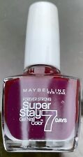 Maybelline Super Stay 7 Day 10ml Nail Polish Varnish 287 Midnight Red