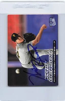 2000 Fleer Ultra #151 Kris Benson Pirates Signed Auto *H5189 - Image 1 of 2