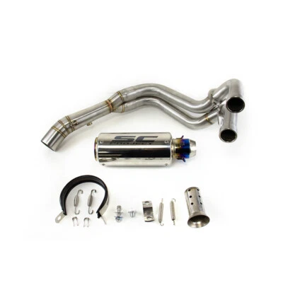 YZF R7 2021-2025 para Yamaha MT-07 sistema completo cabezal escape tubo silenciador puntas Foto 1 de 4