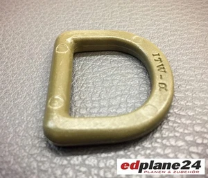50 x Anillo semicircular plástico oliva ancho = 25 mm anillo en D anillos anillos en D  - Imagen 1 de 1