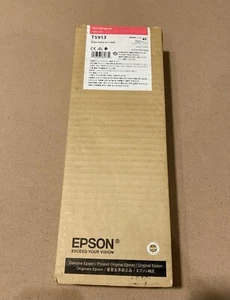 2022-2024-NEW GENUINE- EPSON T5913 VIVID MAGENTA 700ml Ink - Stylus Pro 11880 - Afbeelding 1 van 4