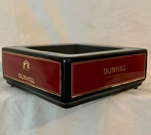 Vintage 7.25" Black & Red Dunhill Advertising Cigar Ashtray Wade England Unused - Picture 1 of 5