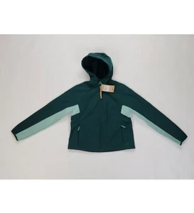 ASICS Hooded Softshell Jacket Womens Small Green - Picture 1 of 6