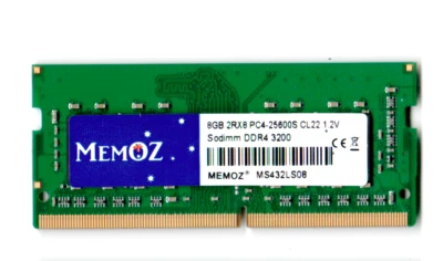 Memoz 8GB DDR4 3200 Mhz Laptop SoDimm PC4 25600 260 Pines Notebook Memoria RAM Foto 1 de 4