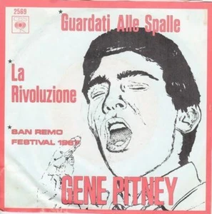 GENE PITNEY Guradati Alle Spalle 1967 RARE Holland NEAR MINT vinyl! - Imagen 1 de 1