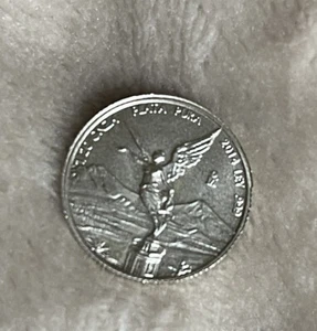 2014-Mo Mexico Libertad 1/20 Onza .999 Fine Silver Coin - Picture 1 of 2