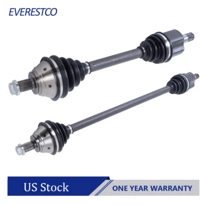 Pair Front CV Axle Shaft Joint Assembly For VW Golf Volkswagen Jetta Passat - Image 1 of 4