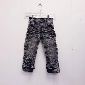 Road Narrows Boy's Jeans Size 4 Acid Bleached Distressed Pocket - Picture 1 of 8