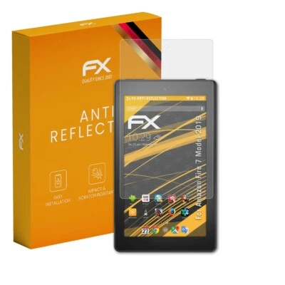atFoliX 2x Screen Protection Film for Amazon Fire 7 Model 2019 matt&shockproof - Image 1 of 4