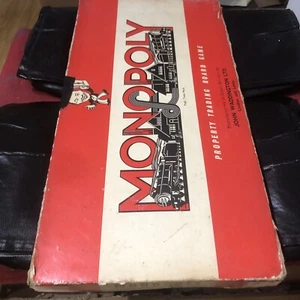 Rare Vintage 1957-1960 Monopoly Board Game - Picture 1 of 24