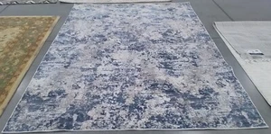 GREY / BLUE 8'-0" x 10'-0" Back Stain Rug, Reduced Price 1172776012 ALA705F-8 - Picture 1 of 4
