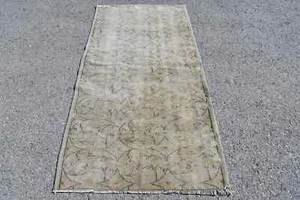 Tappeti vintage, tappeti turchi, tappeti camera da letto, tappeto accento 3,1 x 6,1 piedi, tappeto Oushak - Foto 1 di 6