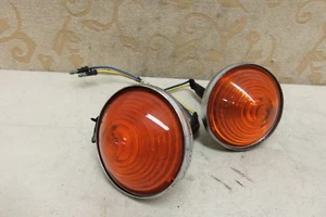 2 NOS GENUINE AMC APSO JEEP WILLYS DJ FRONT FLASHER TURN SIGNAL LAMPS - Picture 1 of 10