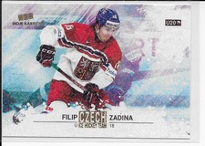 2017-18 Czech MK Cards National Team #42 Gold Rainbow Parallel Filip Zadina #4/5