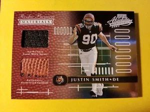 JERSEY Y BOLA JUSTIN SMITH 050/850 JUEGO DE RADIOCONTROL USADAS #176 * 2001 RECUERDOS ABSOLUTOS - Imagen 1 de 3