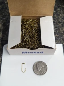 Gancho plantilla curva redonda Mustad 32750-BE 1x rubio fuerte talla 10 - caja de 1.000 - Imagen 1 de 3