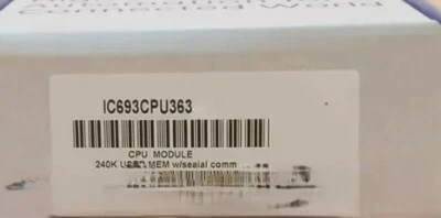 New In Box GE IC693CPU363 Fanuc CPU Module IC693CPU363 - Image 1 of 3