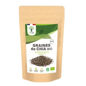 Organic Chia Seeds - Packaged in France - Vegan - 150g - Picture 1 of 8