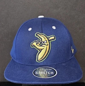 Savannah Bananas Pro Structured Flat Brim Zephyr Stretch SIZE XL CAP Hat NWT - Picture 1 of 5