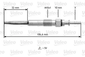 VALEO 345134 Glow Plug for ALPINA,BMW - Picture 1 of 7