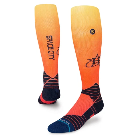 Men's Stance Orange Houston Astros 2022 City Connect Over the Calf Socks Cover