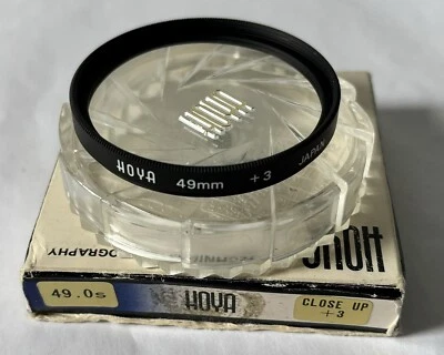 Hoya - 49mm Close-Up +3 Filter - Box / Case / vgc - Image 1 of 3