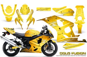 SUZUKI GSXR GSX 600 750 2004-2005 GRAPHIC KITS CREATORX DECALS COLD FUSION Y - Picture 1 of 1