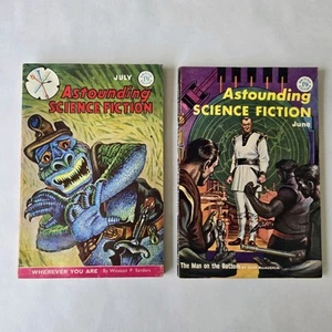 Astounding Science Fiction June 1958 July 1959 Pulp Magazine Street & Smith's - Picture 1 of 10