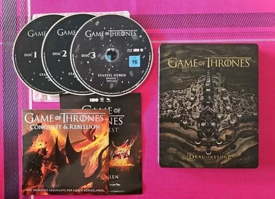 Game of Thrones - Staffel 7 - Steelbook | Blu-ray | LESEN | Zustand: Gut  - Bild 1 von 4