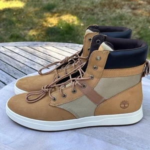 Timberland Herren Davis Square Chukka Stiefel. Color-Wheat Nubuk Größe 12 - Bild 1 von 11