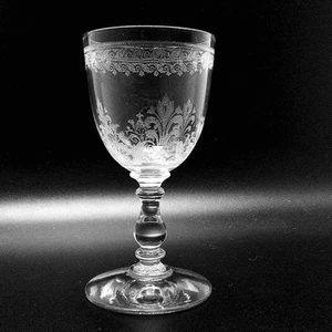 Baccarat Ostende Vintage Liqueur Glass Acid Etched 1900s Rare Collectible crysta - Picture 1 of 10