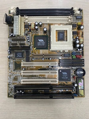 Super Socket 7 Manli M-MVP3 /PCPartner (VIA MVP3) AGP PCI ISA CPU 128 MB - Image 1 of 4