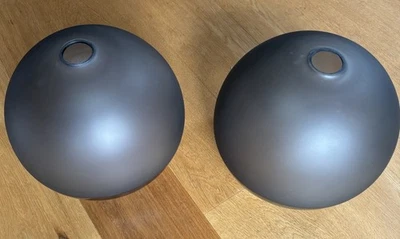 Ikea Lampenschirm Glas Rauchgrau Modell Jakobsbyn 2 Stück NEUWERTIG IN OVP - Bild 1 von 4