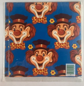 Vintage süßes Clown Geschenkpapier - B3 - Bild 1 von 3