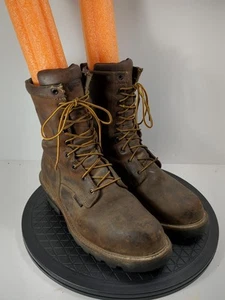 Stivali pelle REDWING Loggermax 4420 punta acciaio impermeabili misura 11,5 abbigliamento da lavoro - Foto 1 di 9