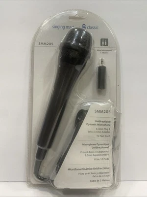 The Singing Machine SMM205 Dynamic Professional Microphone*Still Sealed In Box* - Image 1 of 4