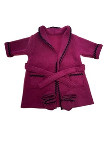 American Girl Puppe FLEECE MORGENMANTEL und HAUSSCHUHE Pleasant Company 1996 ZURÜCKGENOMMEN - Bild 1 von 2