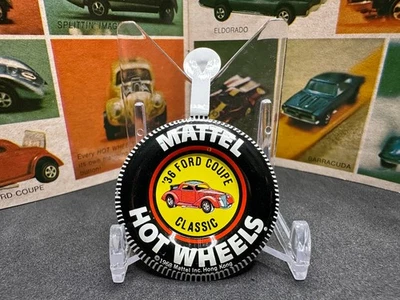 Original Vintage Hot Wheels Redline 1969 Clásico '36 Ford Cupé ¡Insignia de Metal! Foto 1 de 2