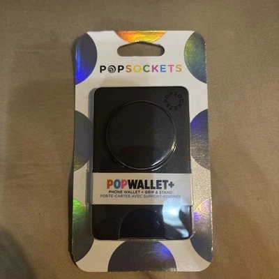 PopSockets Popwallet+ Cell Phone Wallet & Grip Stand Black New - PLEASE READ - Image 1 of 2