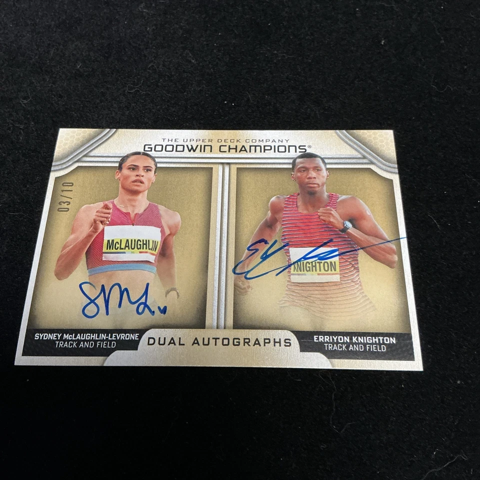 悉尼 McLAUGHLIN-LEVRONE & ERRIYON 2024 UD GOODWIN 冠军双签名 #03/10 — 第 1/2 张图片