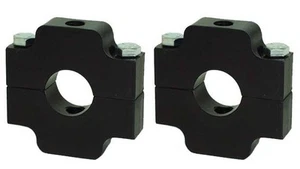 2-NEW RACING CLAMP BRACKETS,1 1/8" ROUND TUBE,ALUMINUM - Picture 1 of 1