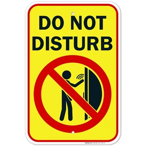 Do Not Disturb Sign, - Picture 1 of 86