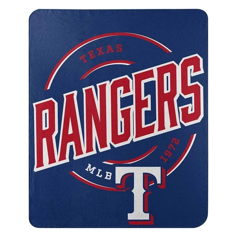 Texas Rangers MLB Northwest 50"x60" Campaign Fleece Throw Blanket FREE SHIP Cover