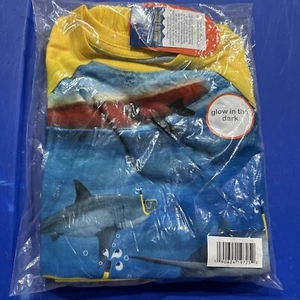 Boys'  4 Pc T-Shirt and Shorts Pajama Set - Size XS 4-5 - Picture 1 of 3