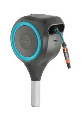 Carrete de manguera de jardín retráctil automático Gardena (18604-80) 50' pies para exterior... Foto 1 de 4