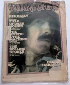 Rolling Stone Magazine #176 Dec. 19th, 1974, George Harrison, Ken Kelsey, Stones - Picture 1 of 2