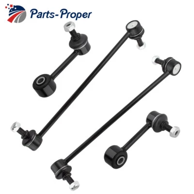 Juego de 4 estabilizadores delanteros traseros barra estabilizadora extremo acoplamiento para Kia Spectra 2000-2004 Foto 1 de 4