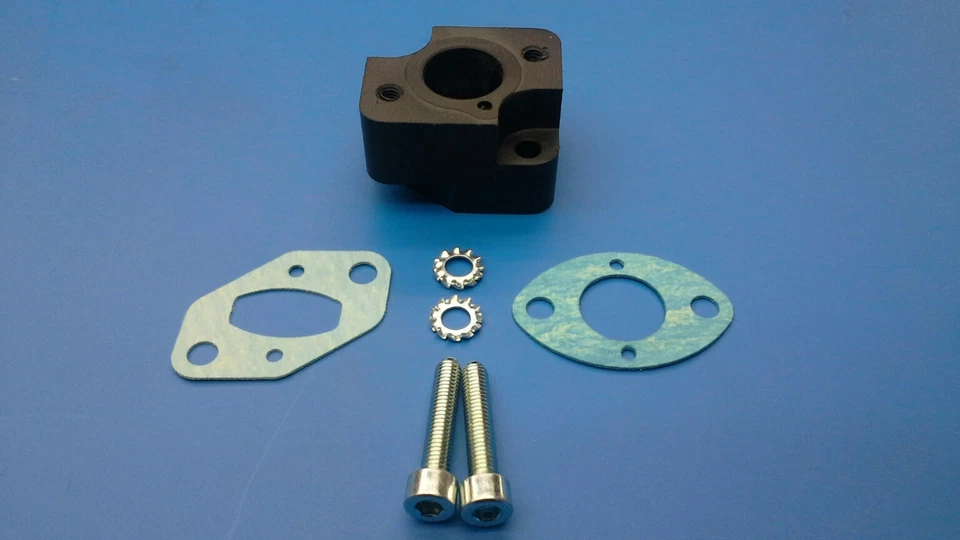 Lauterbacher Tuning-Isolator 25 mm hoch mit 2 Dichtungen für Zenoah G 260 RC - Bild 1 von 1